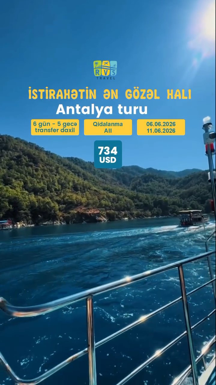 Antalya turu 🌴✈️