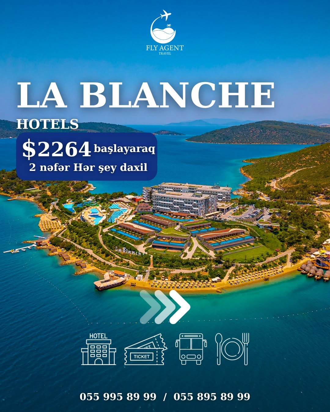 La Blanche otelləri 💙 🌊