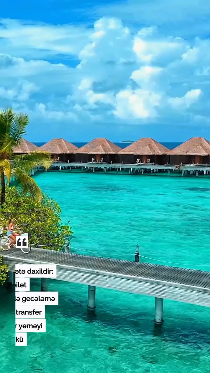 🌴 Sentyabr ayında xəyal etdiyiniz Maldiv tətilinə hazır olun! ✨