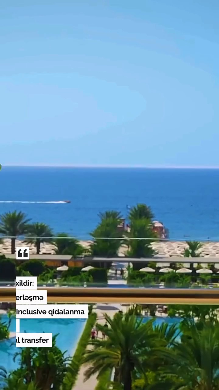 ⛳ Premium istirahətin ünvanı — Maxx Royal Belek Golf Resort 🌴✨