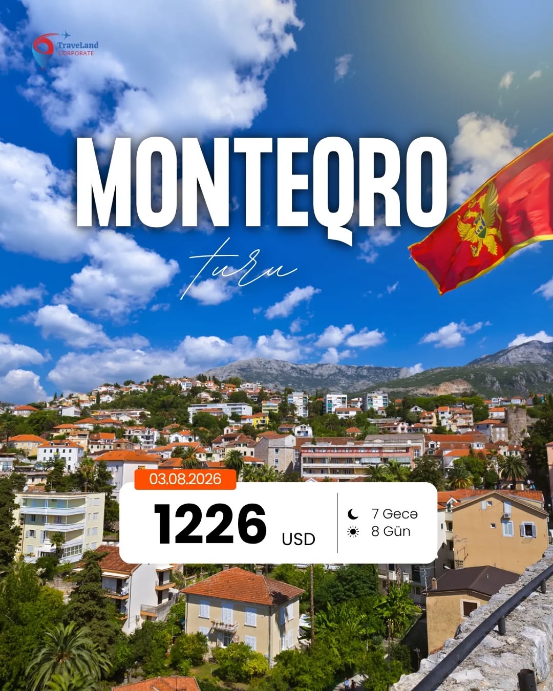 Monteneqro — Adriatikin gizli cənnəti 🇲🇪✨