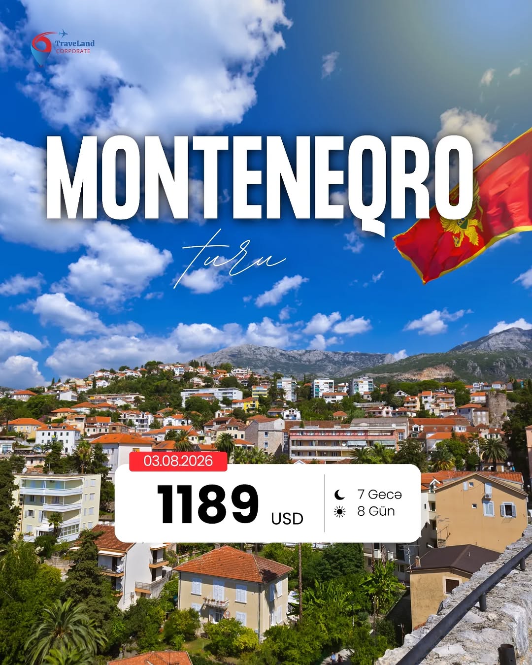 🌊 Monteneqro Yay Turu 2026 🇲🇪