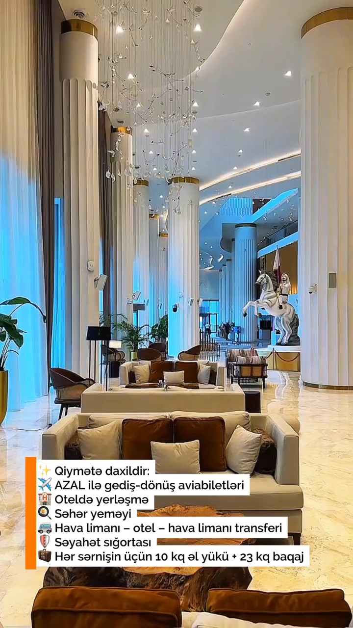 🌴 Qətərdə möhtəşəm istirahət fürsəti! 🌴