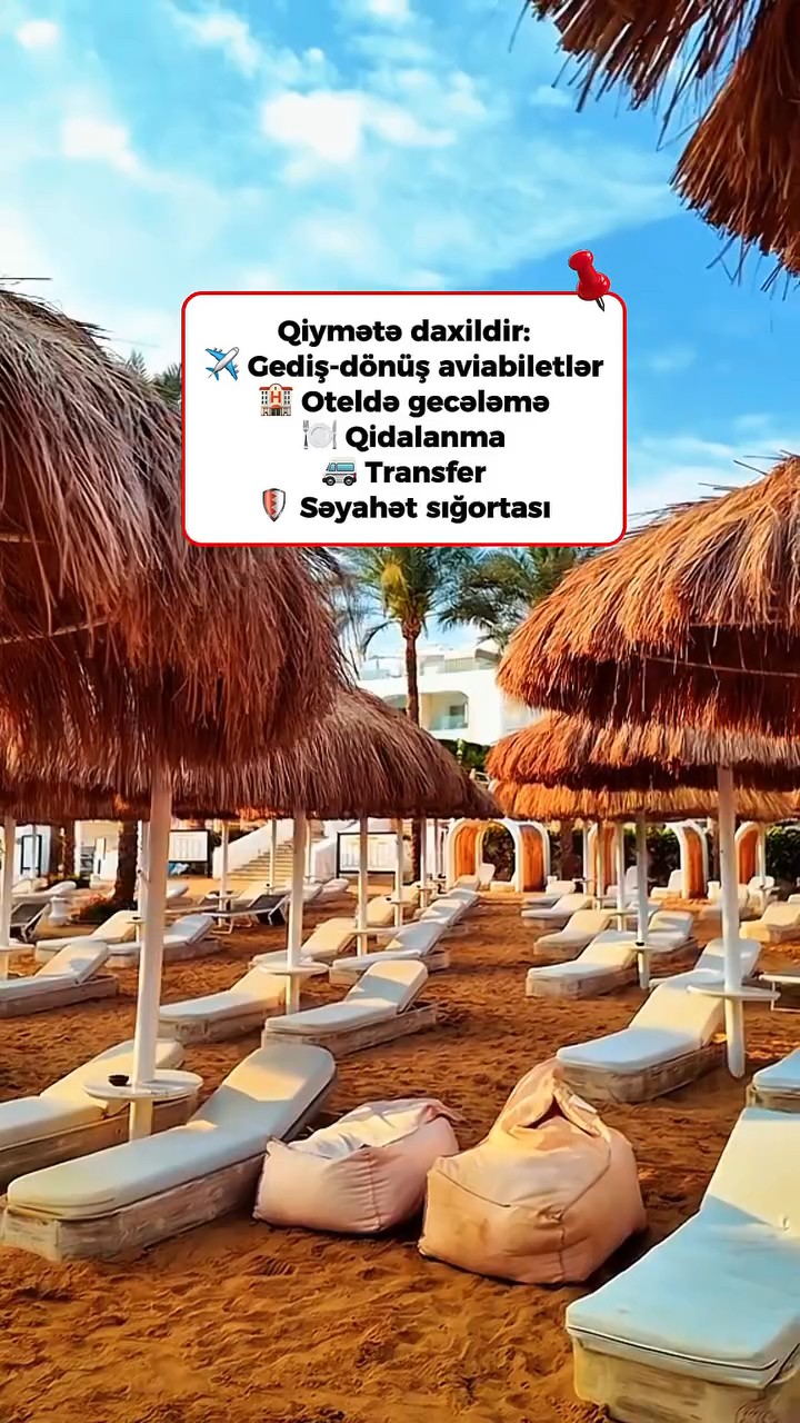 ☀️ Şarm Əl-Şeyxdə unudulmaz yay tətilinə hazır olun! 🌊✨