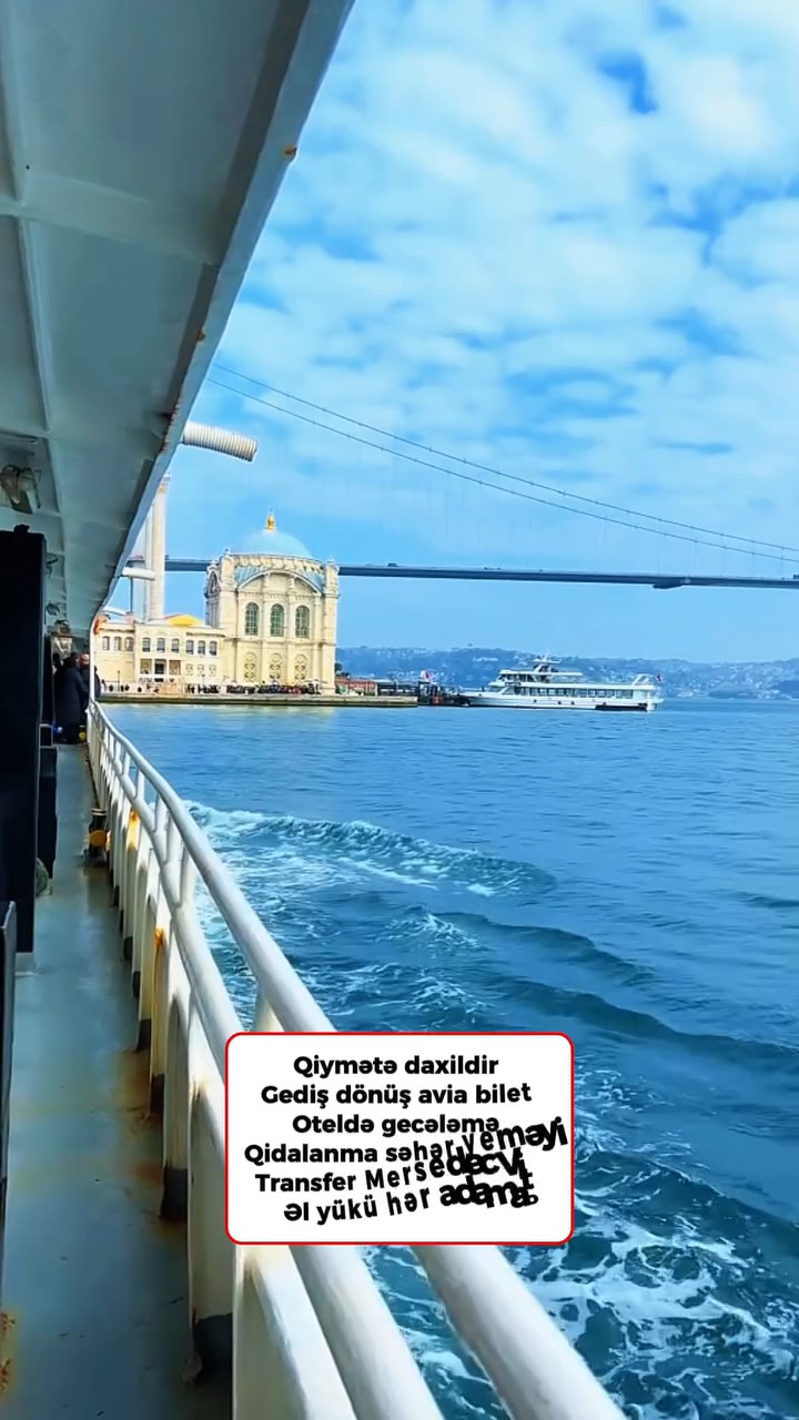 ✨ İstanbulun möhtəşəm atmosferini yaşayın! ✨