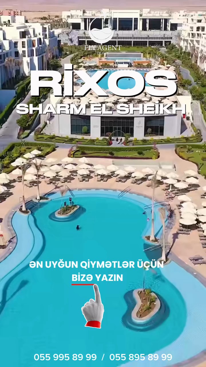 Şarm əl şeyx Rixos otelləri💙