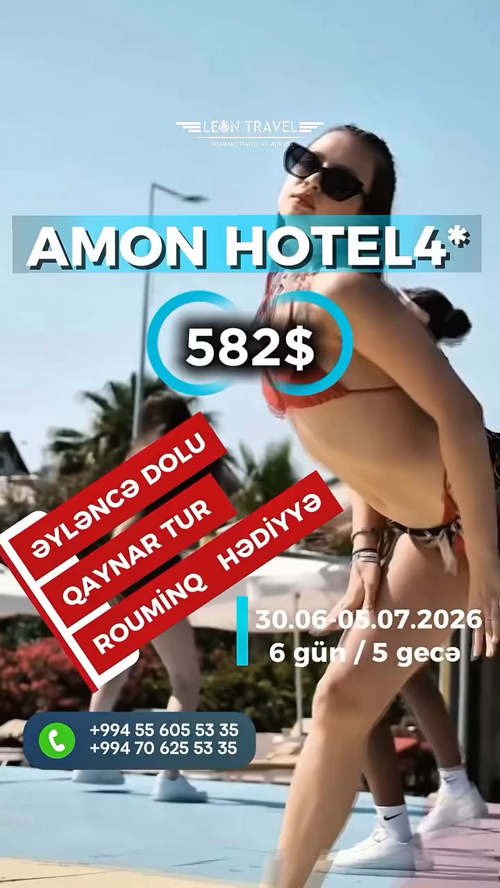 Antalya - da Əyləncə dolu Hotel QAYNAR TUR🔥