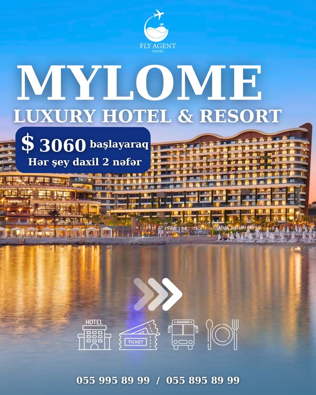 MYLOME LUXURY HOTEL & RESORT 5* (Okurcalar) 💙