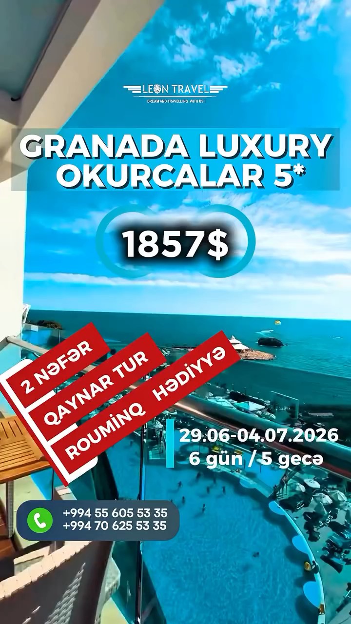 GRANADA LUXURY OKURCALAR 5*-SUPER ENDIRIM
