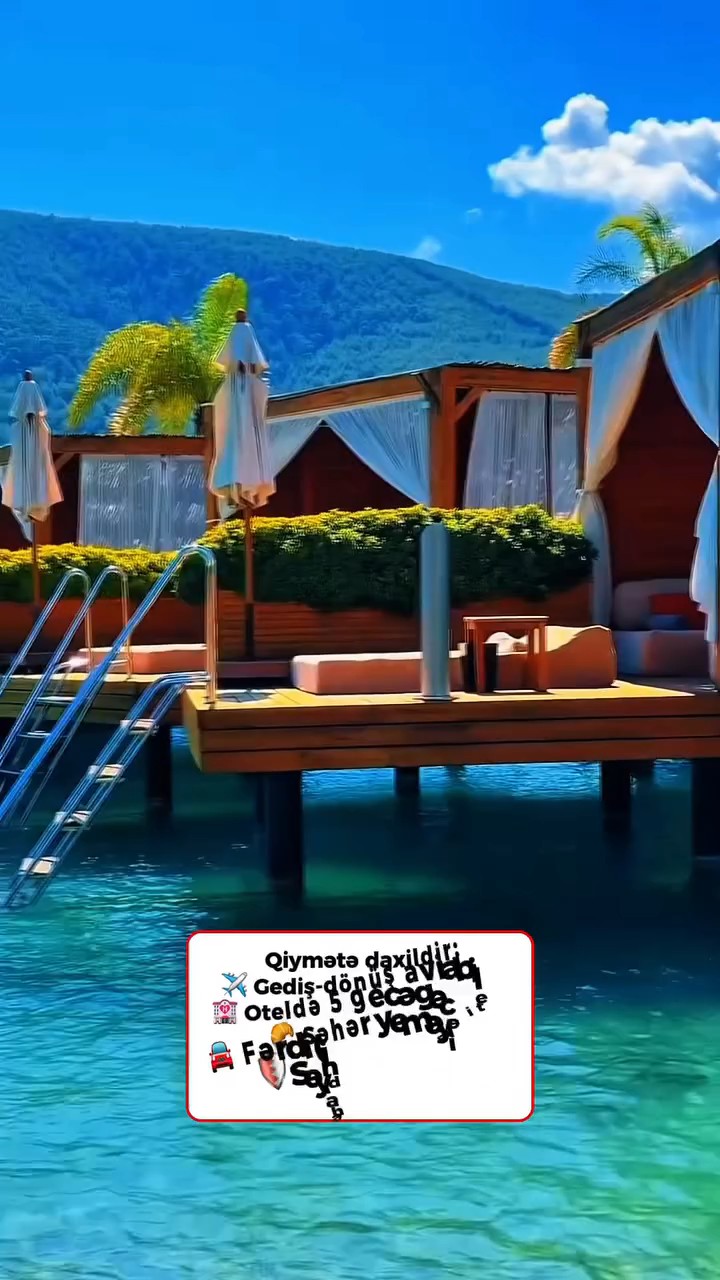 ☀️ Bodrumun ən dəbdəbəli istirahət ünvanlarından birində unudulmaz yay tətili! 🌊✨