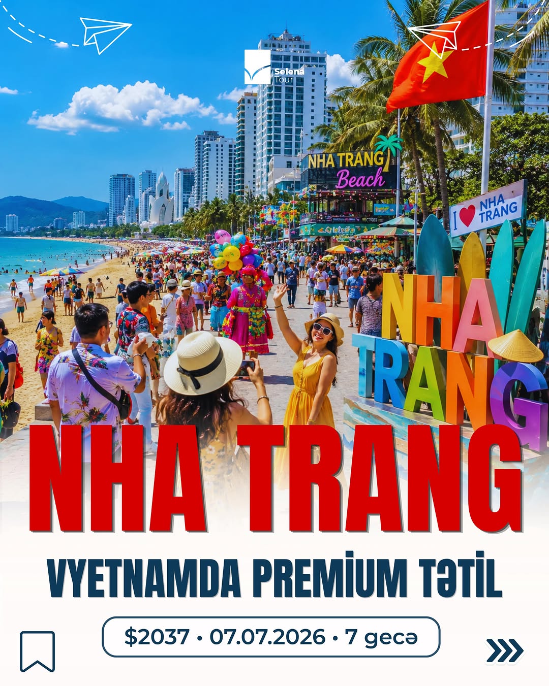 🌟✨ NHA TRANGDA 5★ PREMİUM YAY TƏTİLİ | 07.07.2026 / 7 GECƏ 🌊🌴