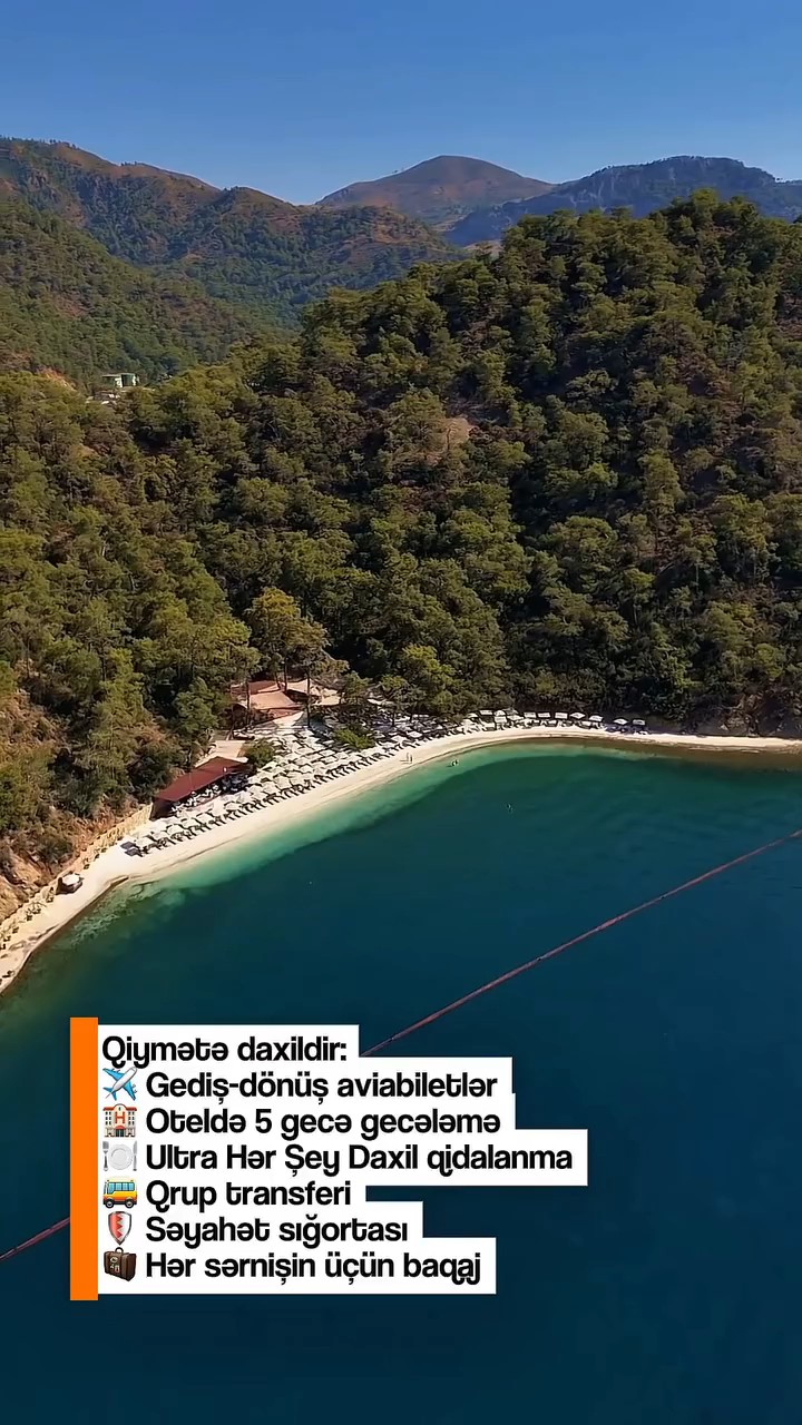 🌿 Yayın ən dəbdəbəli istirahətini Rixos Premium Göçek-də yaşayın! ✨