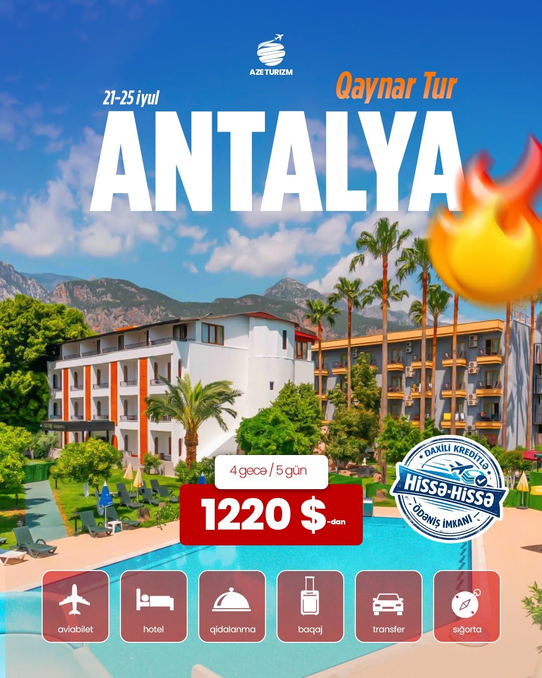Qaynat tur Antalya
