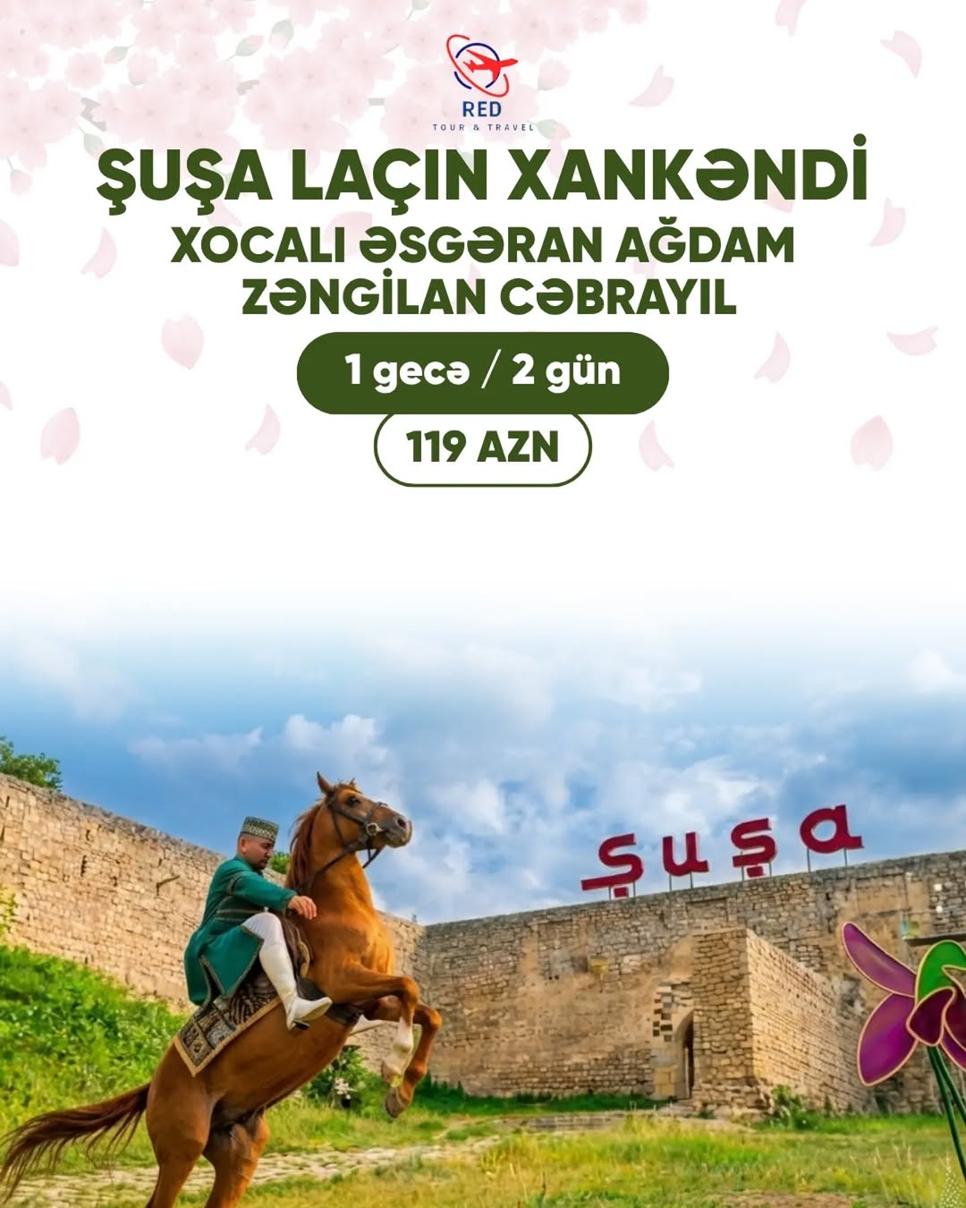 •Şuşa - Xankəndi - Ağdam - Xocalı - Əsgəran İsa Bulağı Turu 🇦🇿