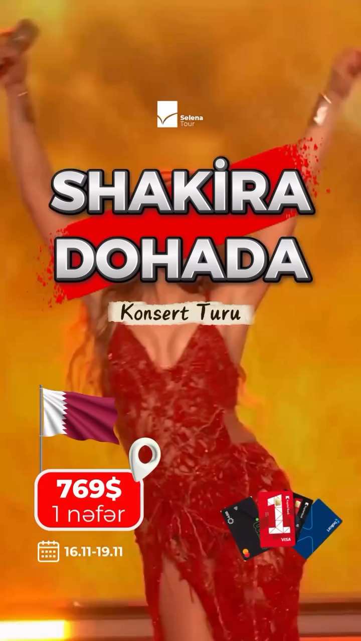 Shakira ilə Möhtəşəm Doha Gecəsi!