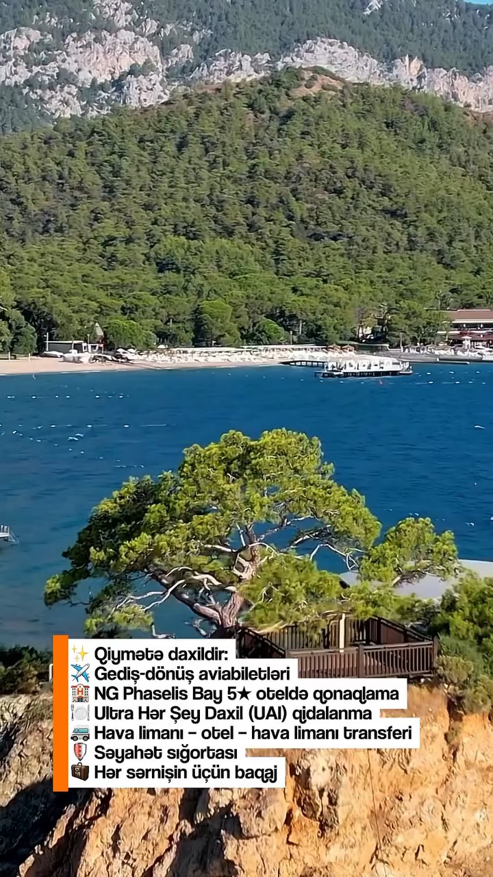 🌴 Antalya – NG Phaselis Bay 5★ | Ultra Hər Şey Daxil 🌴
