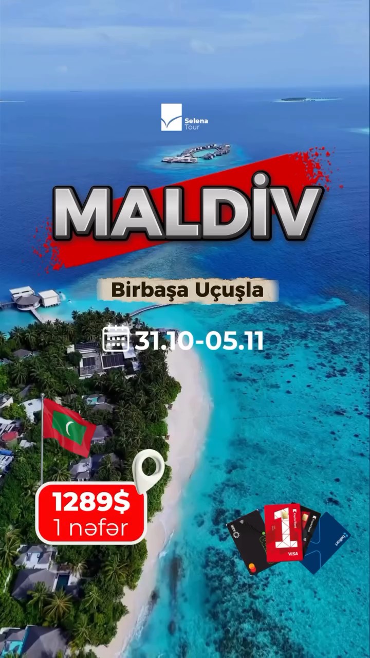 Maldiv Turu – Birbaşa uçuşla ✈️