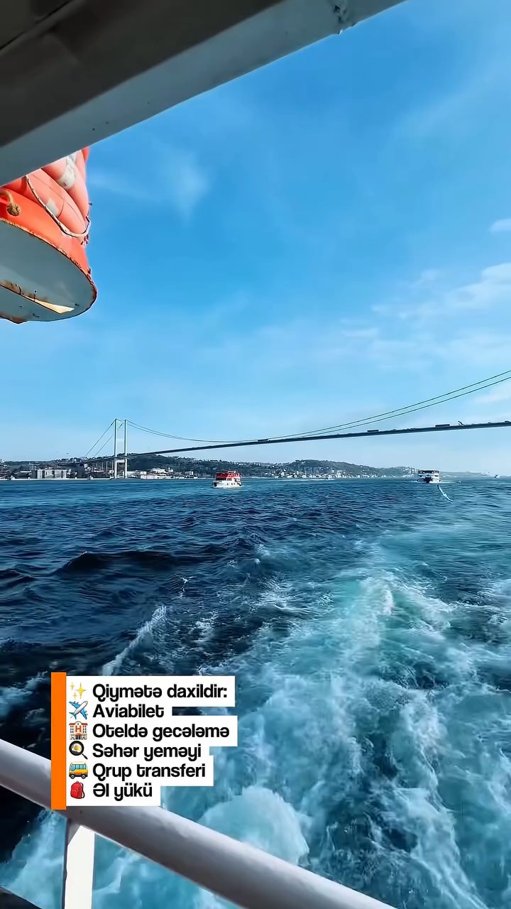 🇹🇷 İstanbul turu – Tarixi və müasirliyin qovuşduğu şəhər!