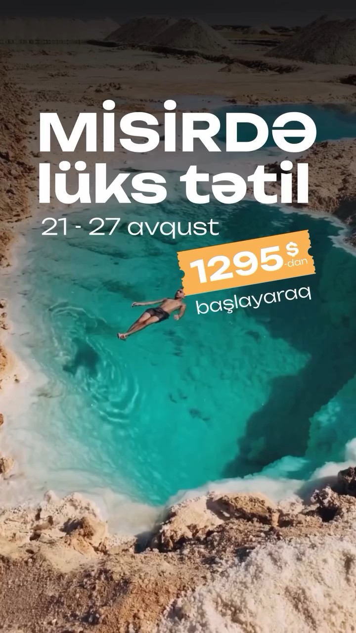 Misirin lüks hotellərində tətilə hazırsan? 🌊☀️🌴