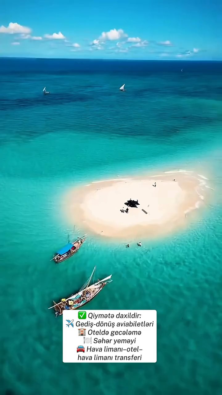 ✨ Zənzibarın möhtəşəm çimərliklərində unudulmaz yay tətili! 🌴🌊