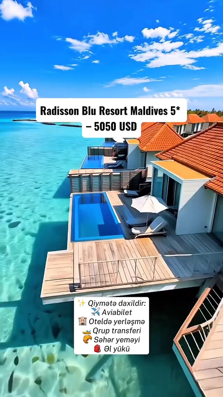✨ Qış nağılına çevriləcək bir Maldiv tətilinə hazırsınız? 🏝️🌊