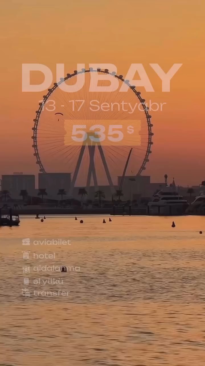 Səhradan göydələnlərə uzanan unudulmaz səyahət - Dubay turu!☀️🐫