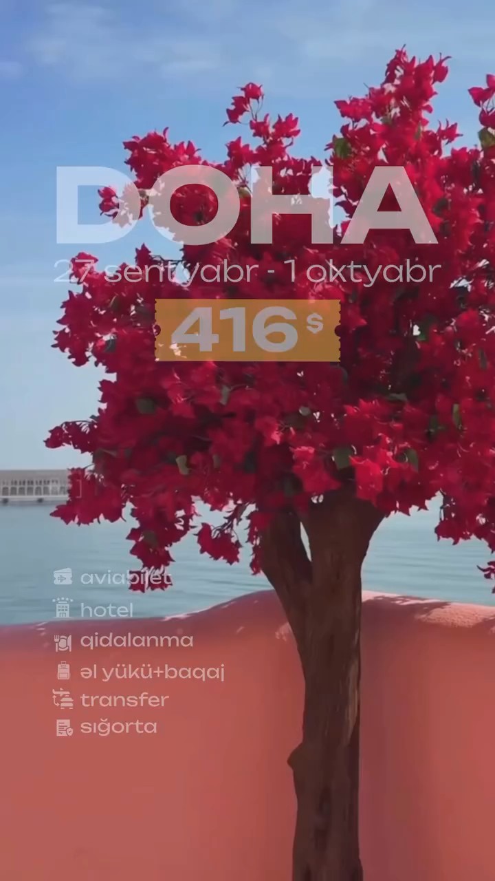 Doha turuna hazırsan?☀️🤩