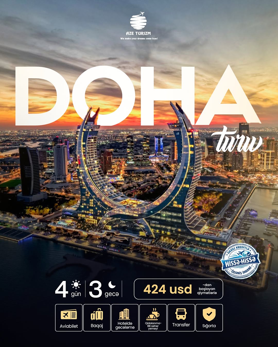 Doha turu • 05.11.2026 – 08.11.2026