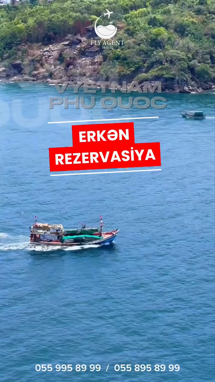 🌴 Sezonun vaxtında Vyetnam səyahəti 💙 Fukuok adasında qışın ortasında isti günəş, mavi dəniz və ekzotik macəra səni gözləyir! ✨ 30% ilkin ödəniş, qalanı isə 20 gün qalanadək faizsiz hissə-hissə ödə