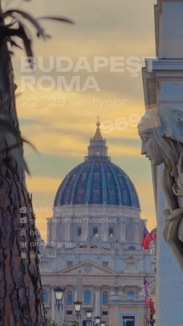 Avropa turu: Budapeşt və Roma!✈️✨