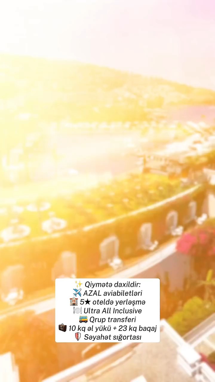 BODRUMDA LÜKS İSTİRAHƏT SİZİ GÖZLƏYİR!