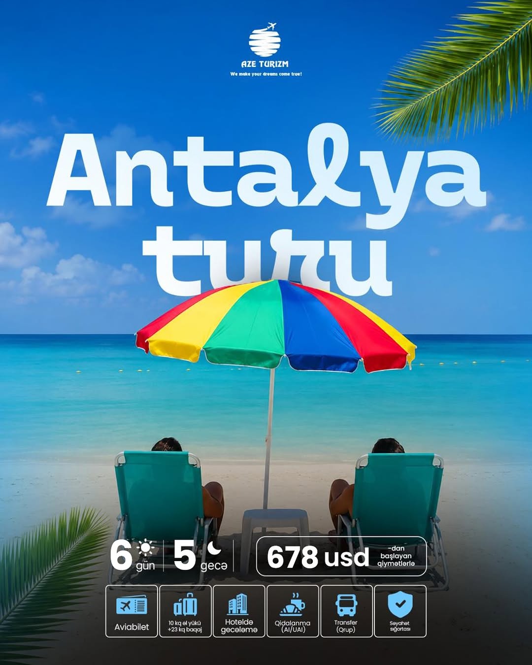 Antalya səyahəti • 05.09.2026 – 10.09.2026