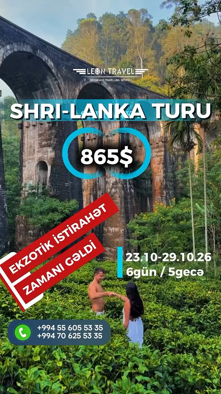 Gün batımından daha gözəl: Şri Lanka