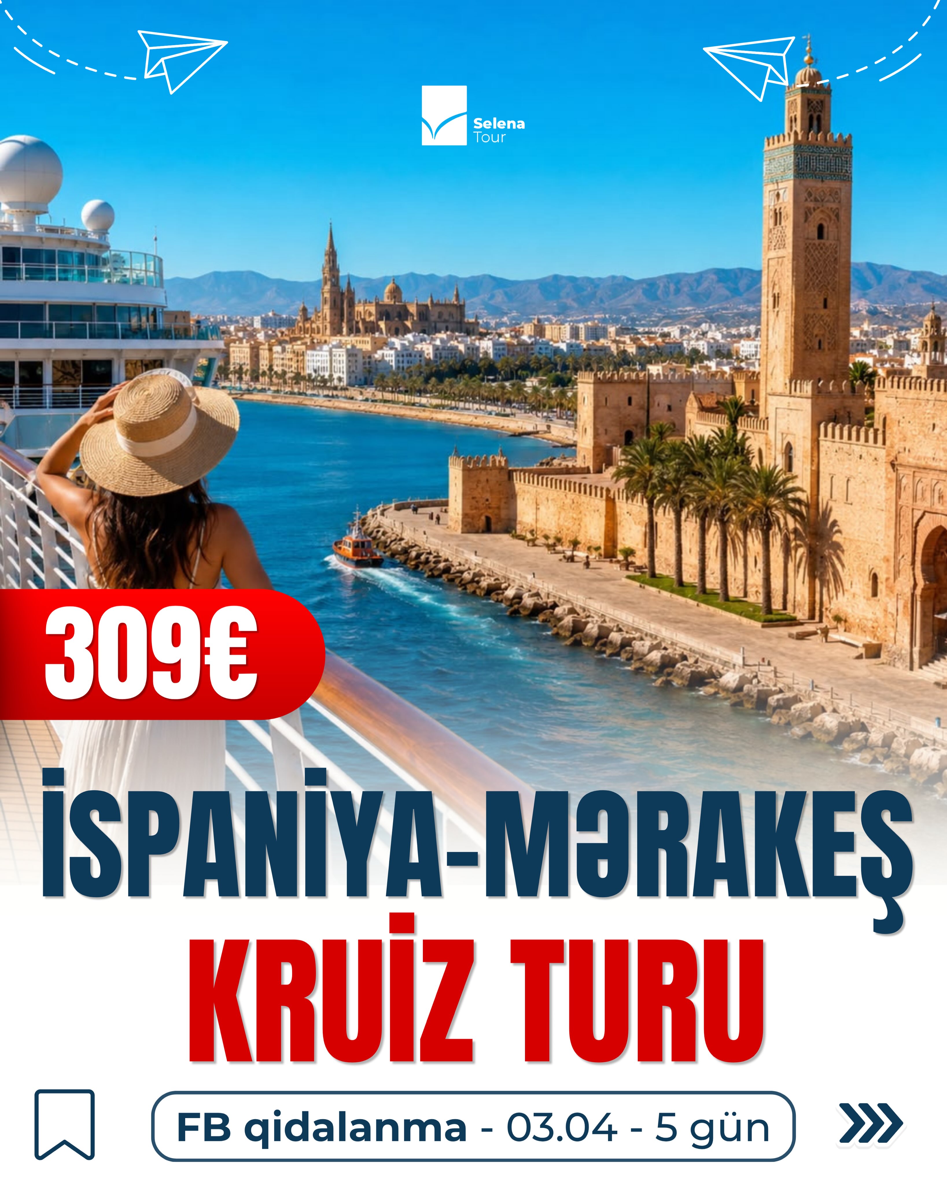 COSTA SMERALDA – 4 GECƏLİK KRUIZ!