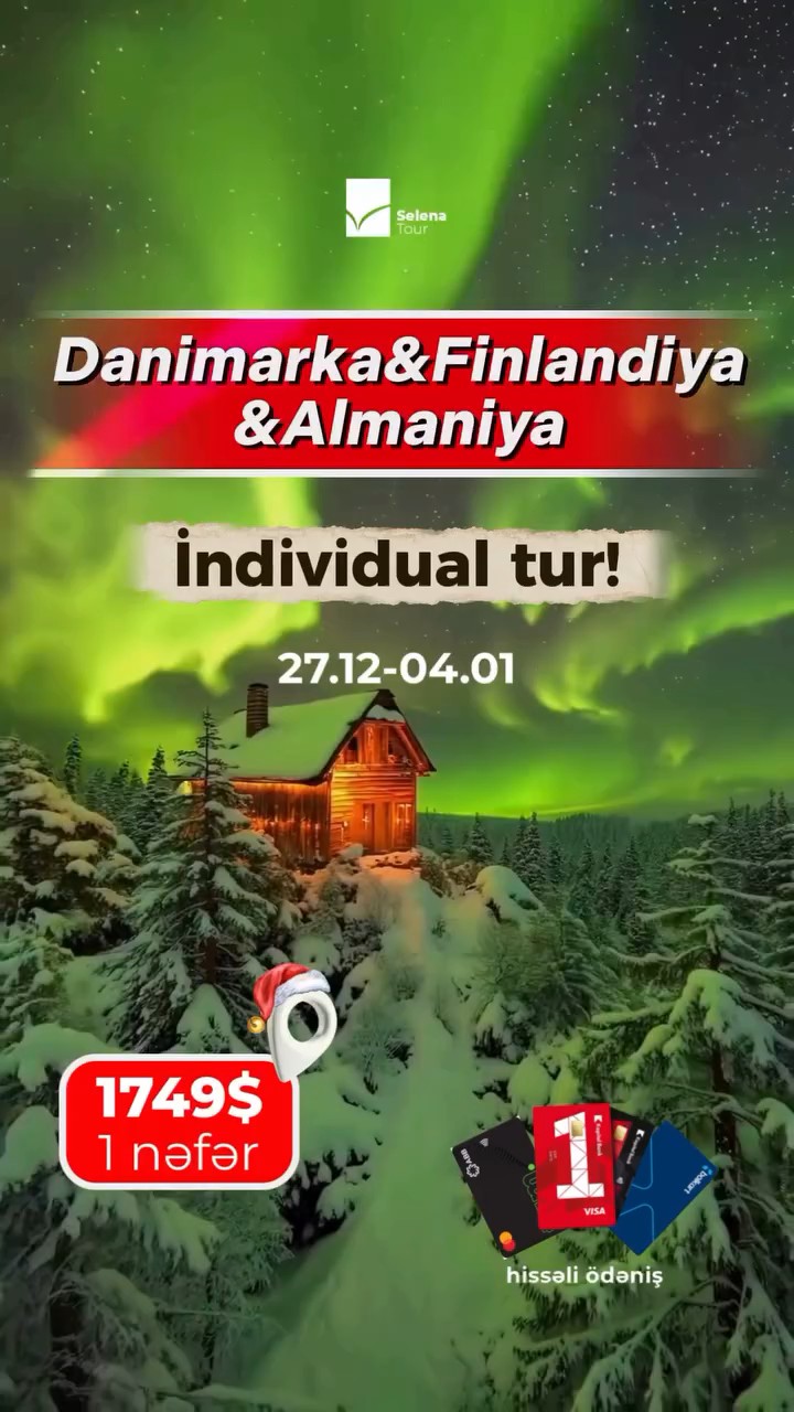 ✨ Qışın Ən Möhtəşəm Səyahəti ✨ ~ Danimarka & Finlandiya & Almaniya