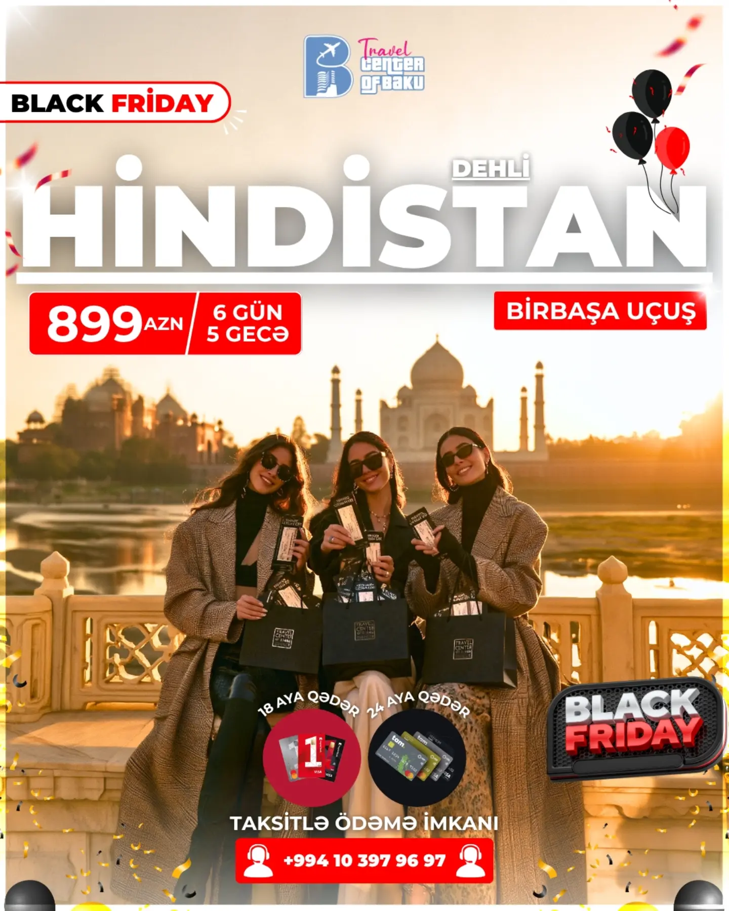 Black Friday Hindistan (Dehli) turu - 899 Azn (5 gecə 6 gün)