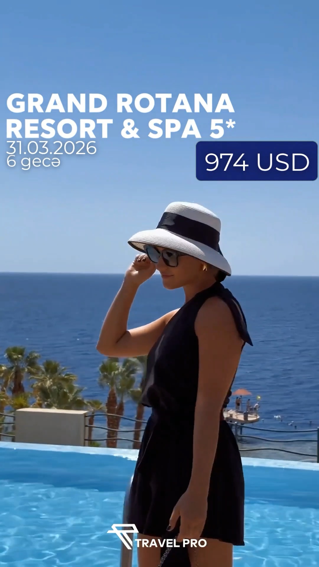 🌴✨ GRAND ROTANA RESORT & SPA 5* – Şarm əl-Şeyxdə dəbdəbəli istirahət ✨🌴