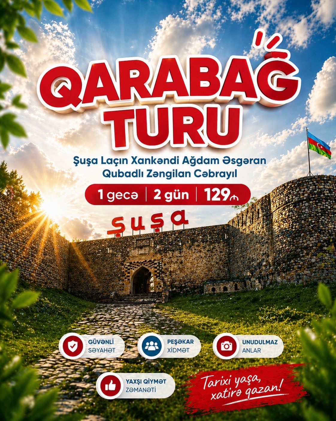 🇦🇿 QARABAĞIN ƏN GÖZƏL MARŞRUTU