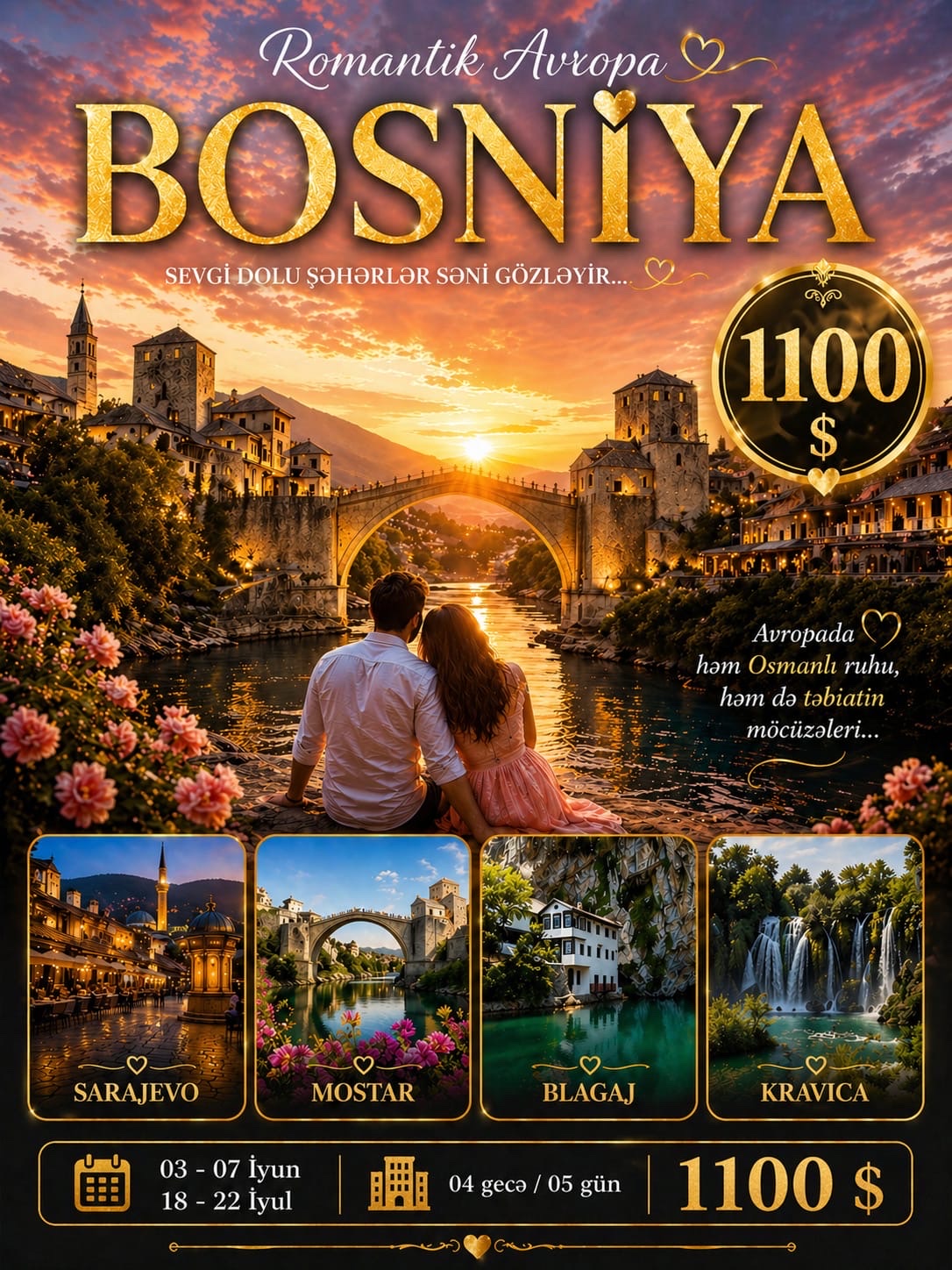 🇧🇦 Balkanların Nağılı — Bosniya Herseqovina Turu