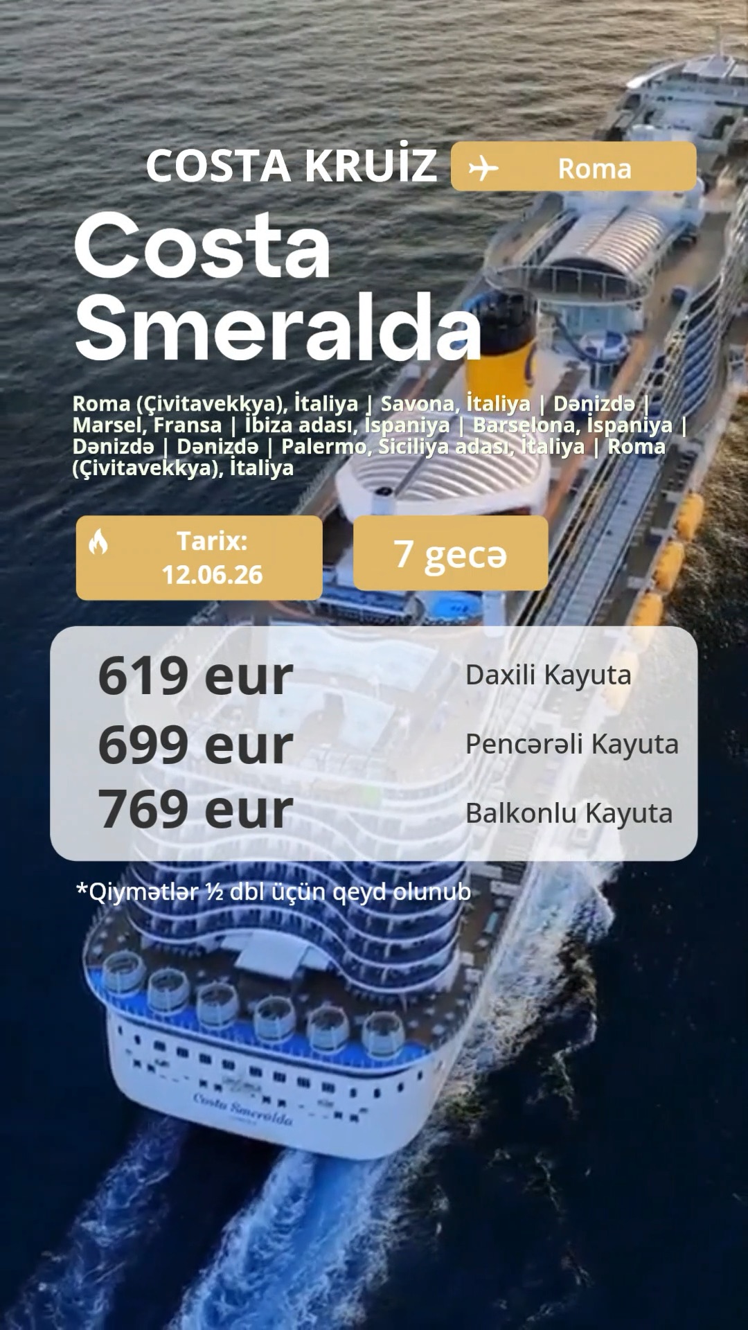 🚢 COSTA CRUISE – Costa Smeralda