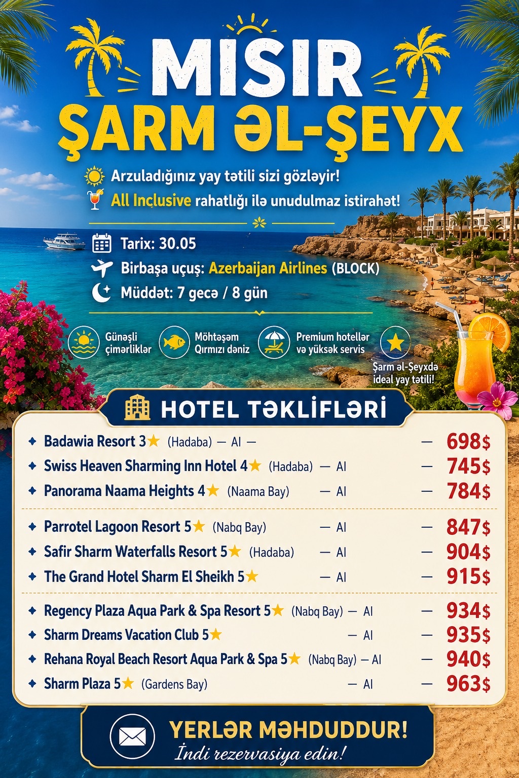 🌴✨ MISIR • ŞARM ƏL-ŞEYX ✨🌴