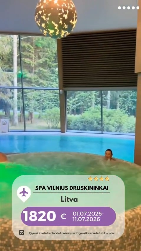 Litva Spa Vilnius Druskininkai 4* • 01.07.2026-11.07.2026