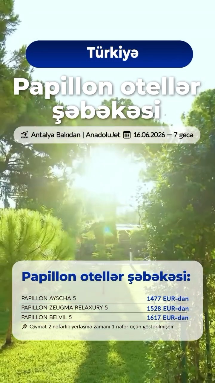 Türkiyə - Papillon otellər şəbəkəsi