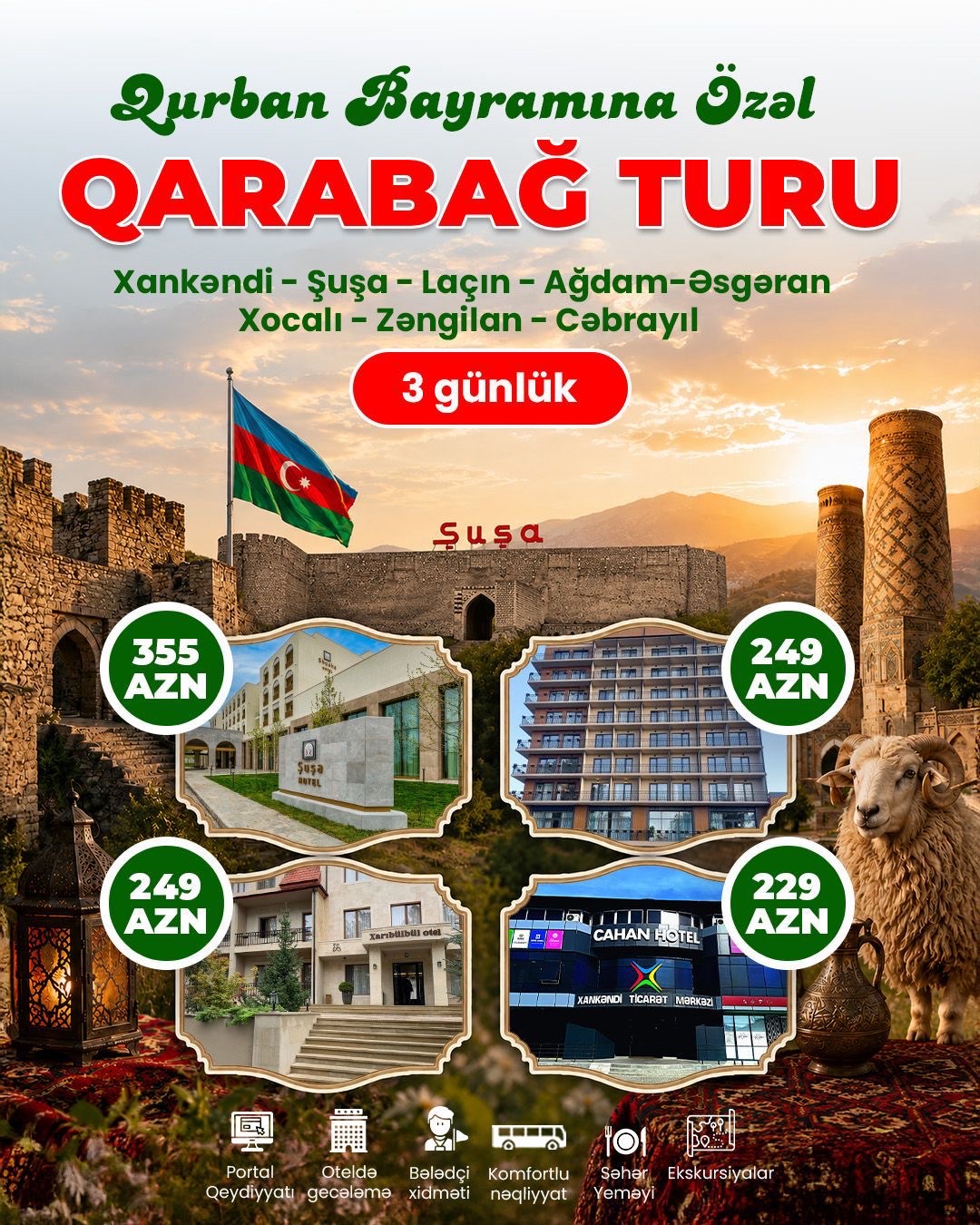 💥 *Qarabağ Sirlərini Kəşf Et – 3 Günlük Macəra*💥