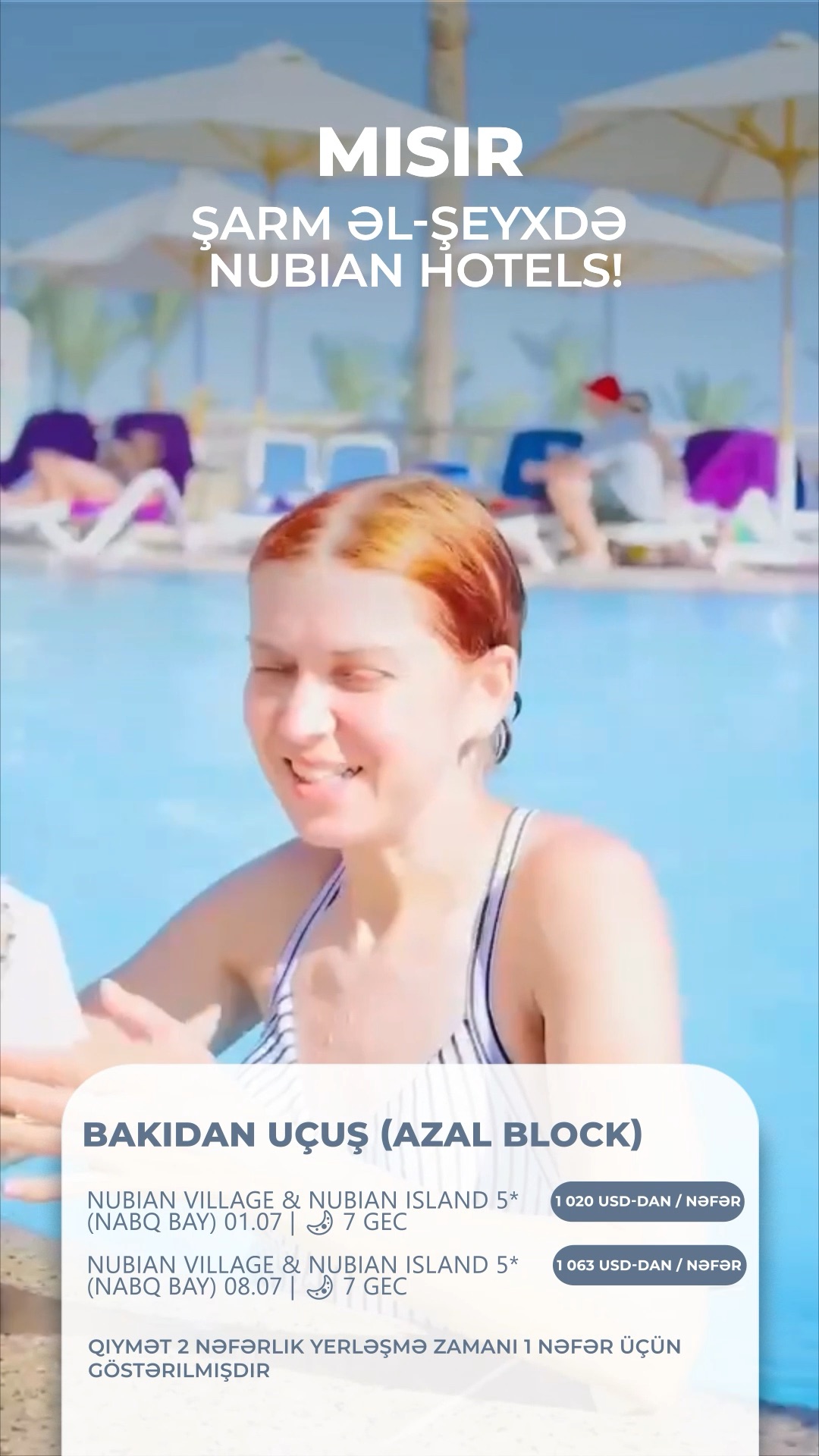 🌴✨ HƏR KƏS ÜÇÜN İDEAL OTEL — ŞARM ƏL-ŞEYXDƏ NUBIAN HOTELS! 💙