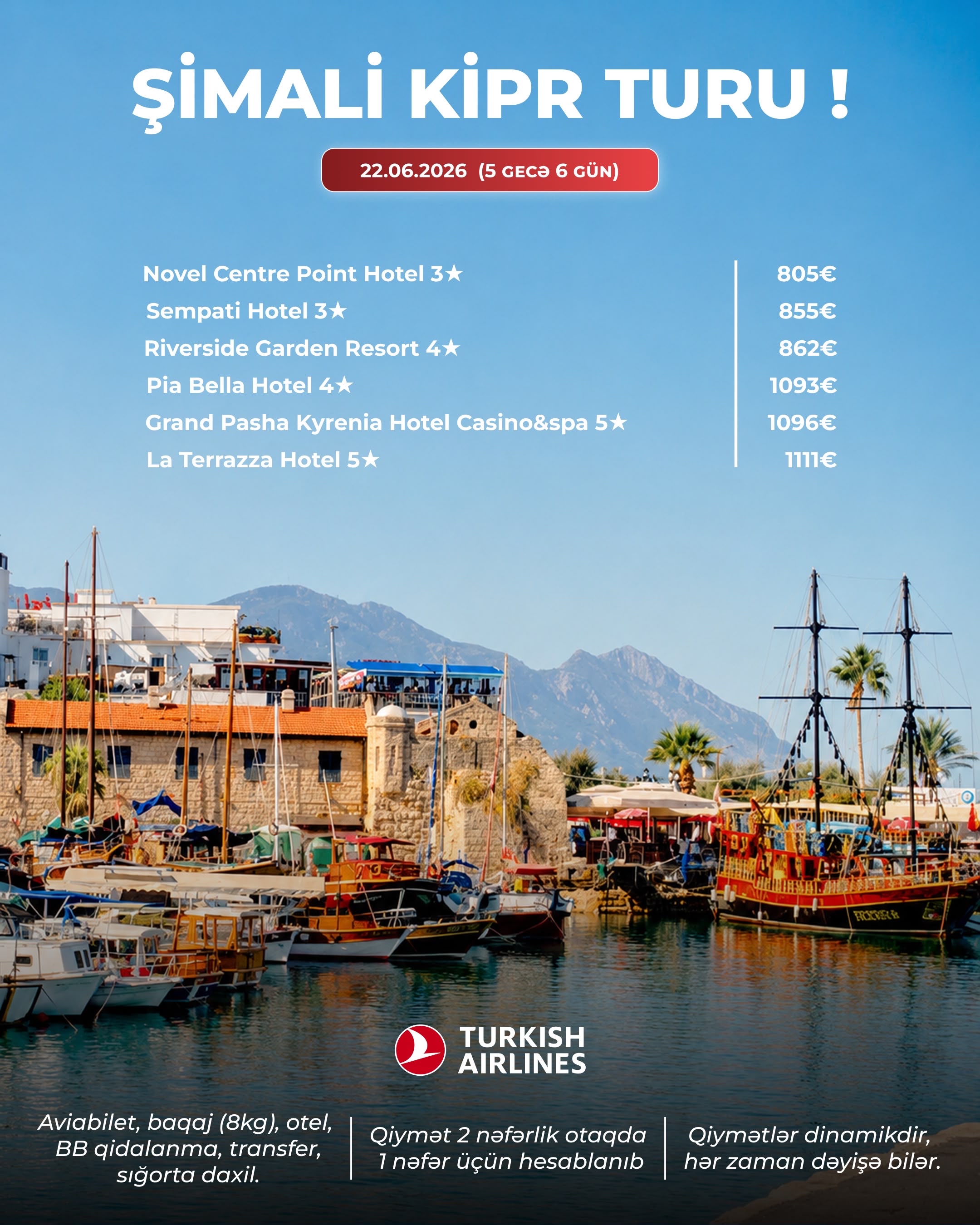 ŞİMALİ KİPR TURU !