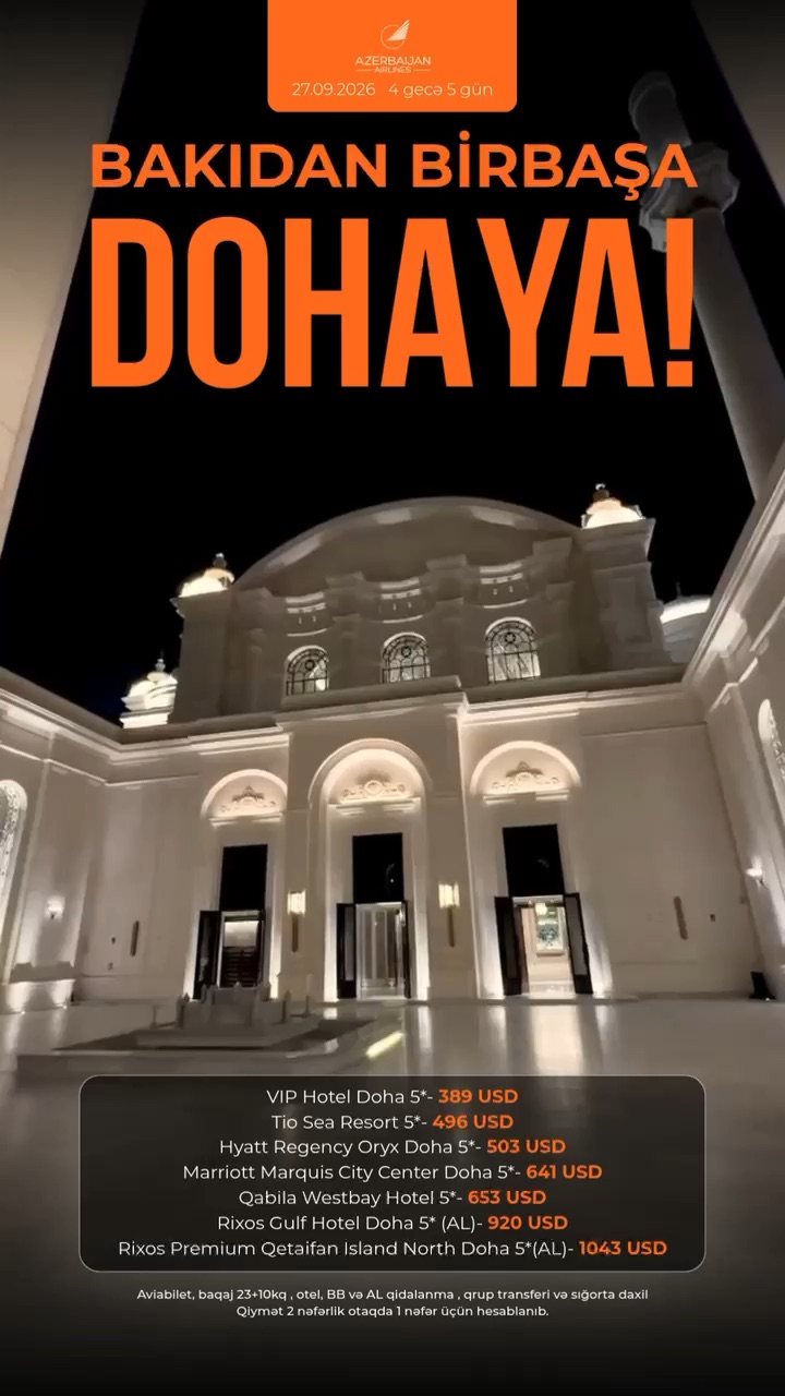 BAKIDAN BİRBAŞA DOHAYA!