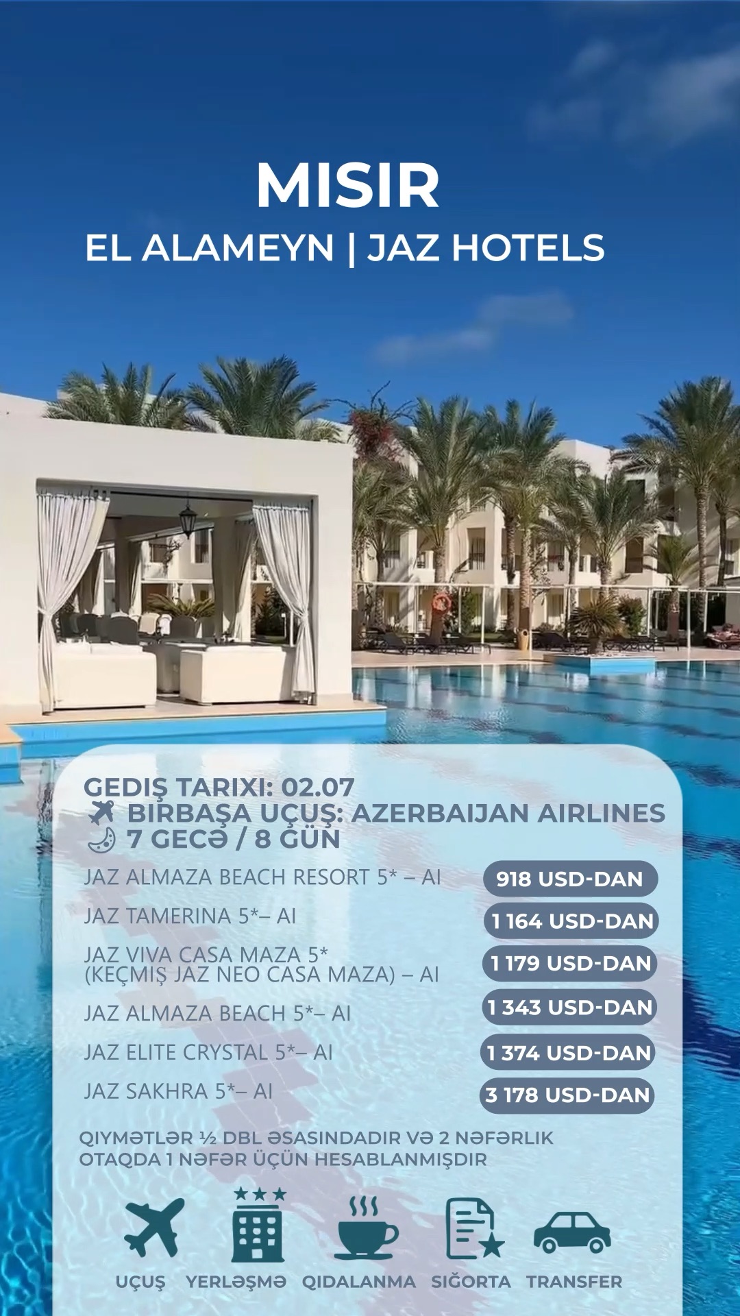 🔥 MISIR – EL ALAMEYN | JAZ HOTELS 🔥