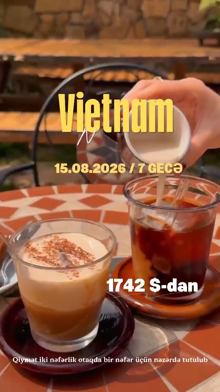🌴✨ AVQUSTDA SƏRFƏLİ 4★ NHA TRANG TƏTİLİ | 15.08.2026 / 7 GECƏ 🌊