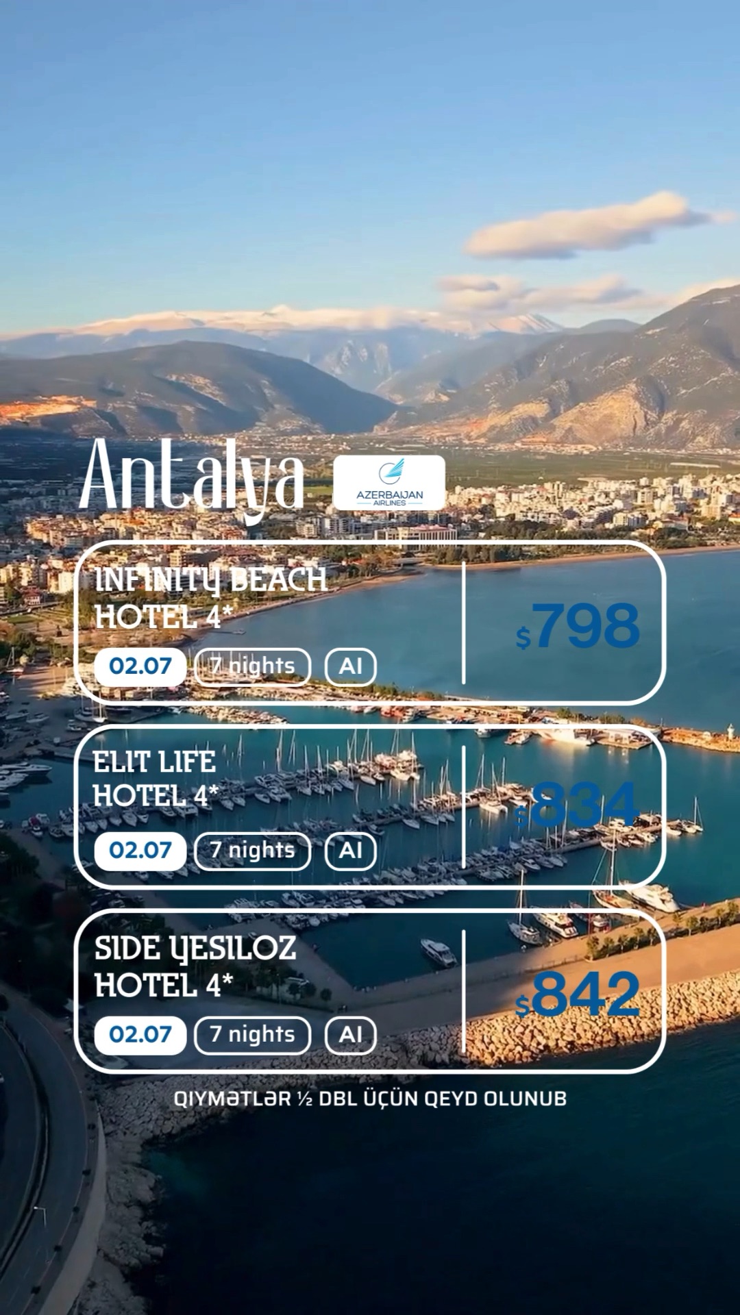 Məhdud yerlər! ✈️ AZAL ilə!